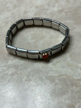 Nomination Italy Composable Charm Bracelet Stainless Steel Heart Link